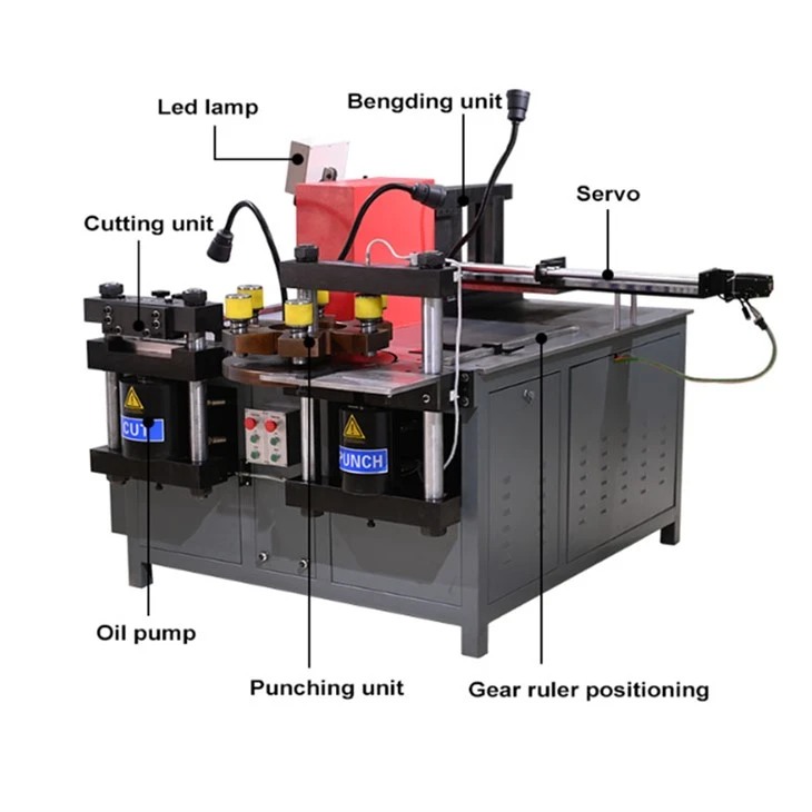 Servo Positioning CNC Busbar Processing Machine